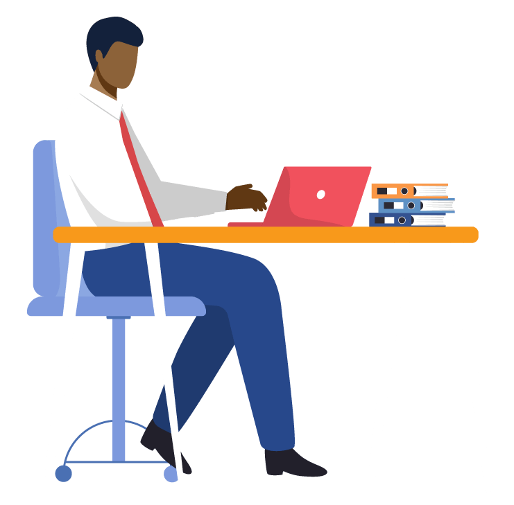 Office Equipment, Electronic device, Writing desk, Furniture, Sitting, Job, Laptop