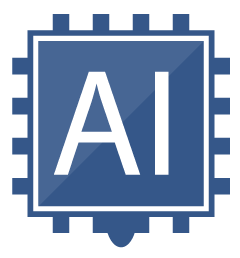 AI chip icon.