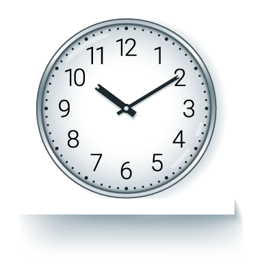 Quartz clock, Font